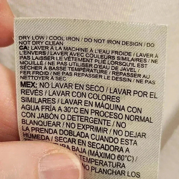 Converse Pullover Graphic Tee Womens XL White/Pink Cropped Loose Fit Logo Skater - Picture 8 of 8